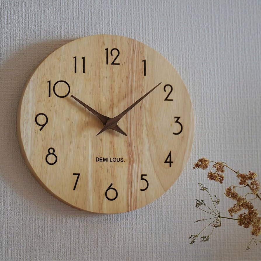 おしゃれ モダン 木製 掛け時計 アナログ(DEMI LOUS. デミ・ルース) おしゃれ モダン 木製 掛け時計 アナログ(DEMI LOUS. デミ・ルース)